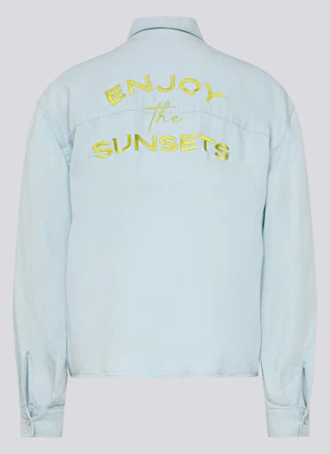 Blouses lange mouw blauw Rabe - Image 8