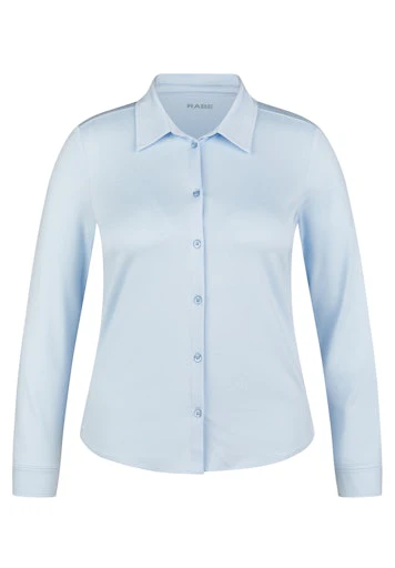 Blouses lange mouw blauw Rabe