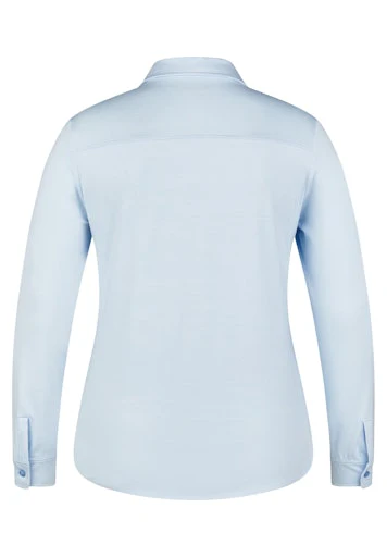Blouses lange mouw blauw Rabe - Image 2