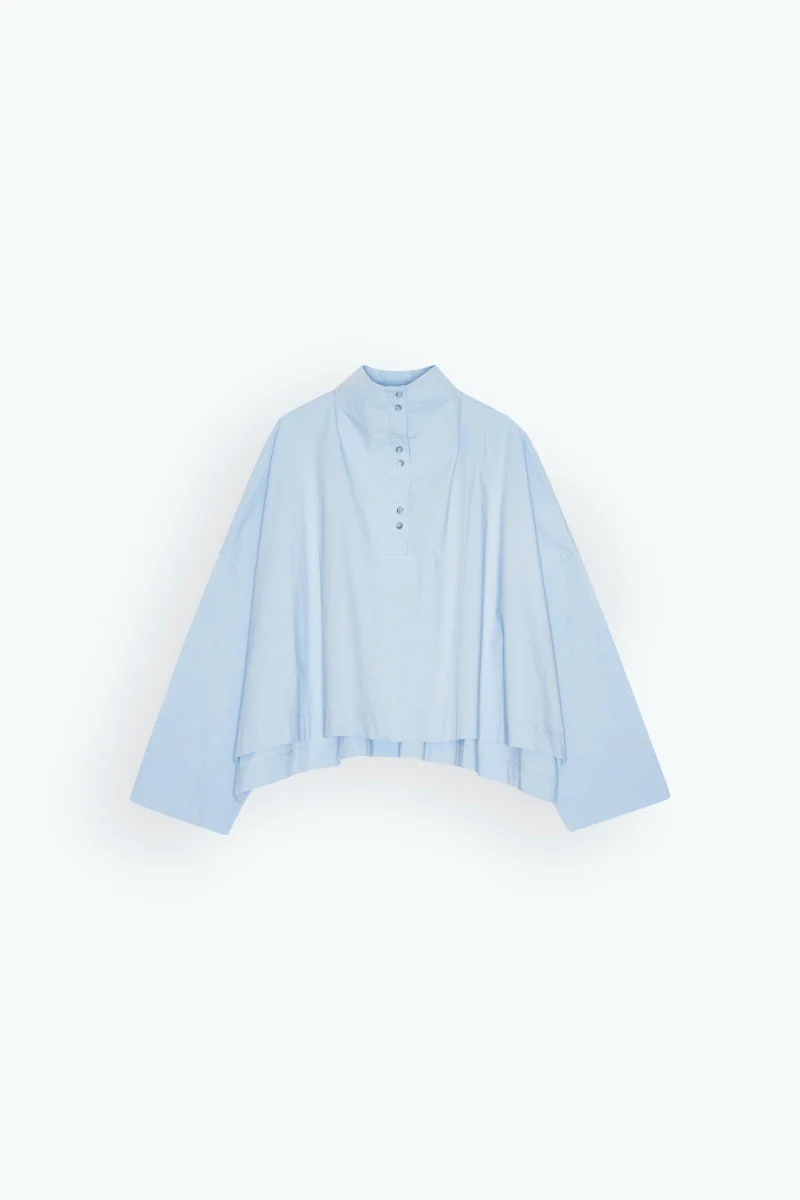 Blouses lange mouw blauw REMAIN - Image 2