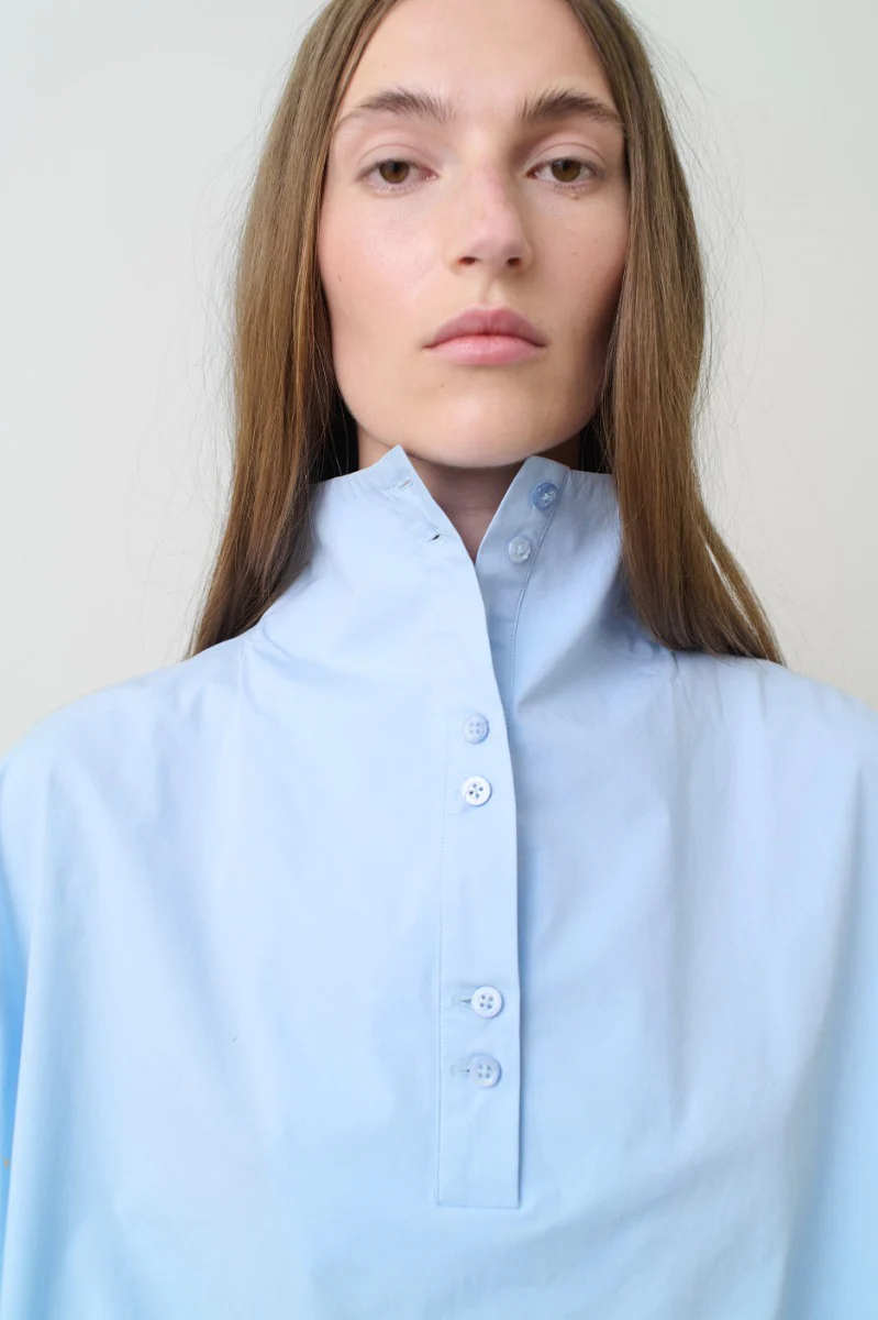 Blouses lange mouw blauw REMAIN - Image 7