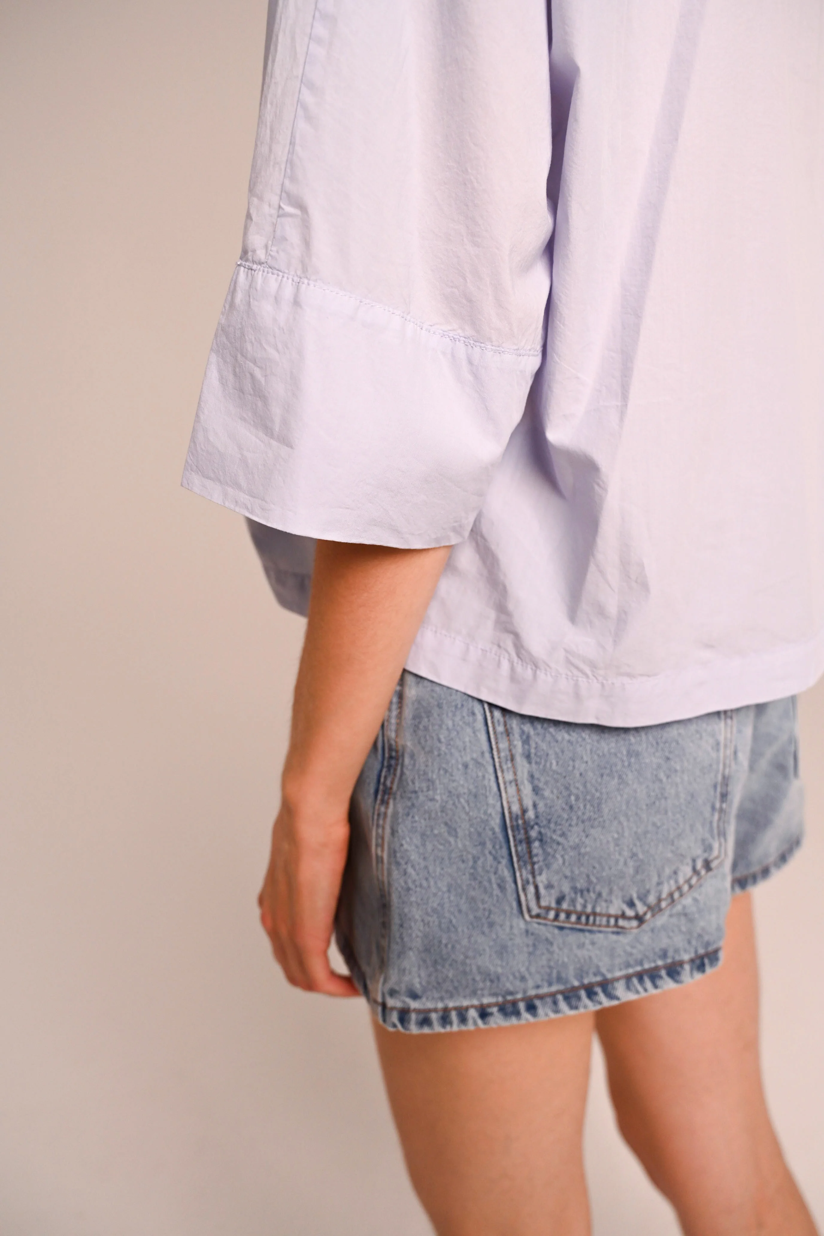 Blouses lange mouw blauw Sacrécoeur - Image 3