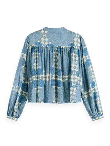 Blouses lange mouw blauw Scotch & Soda - Image 3