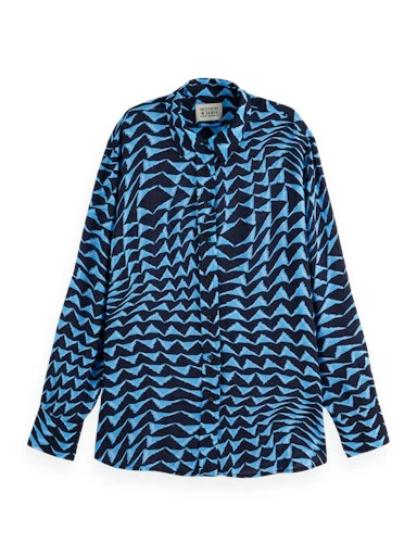 Blouses lange mouw blauw Scotch & Soda - Image 3