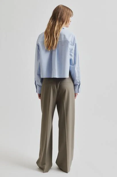 Blouses lange mouw blauw Second Female - Image 3