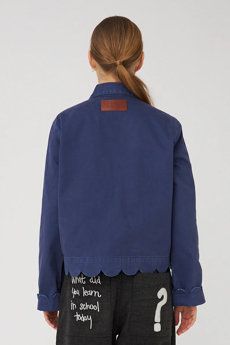 Blouses lange mouw blauw STELLA NOVA - Image 2
