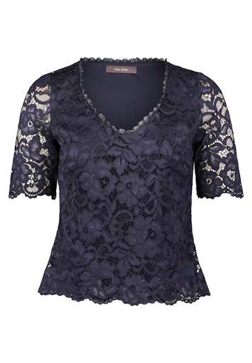 Blouses lange mouw blauw Vera Mont
