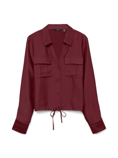 Blouses lange mouw blauw VERO MODA