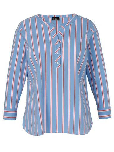 Blouses lange mouw blauw Via Appia Due