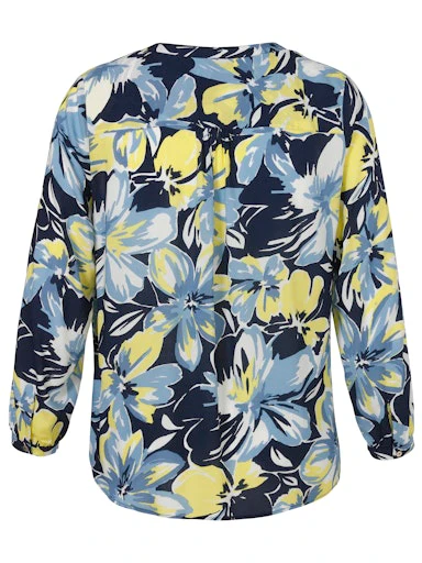 Blouses lange mouw blauw Via Appia Due - Image 2