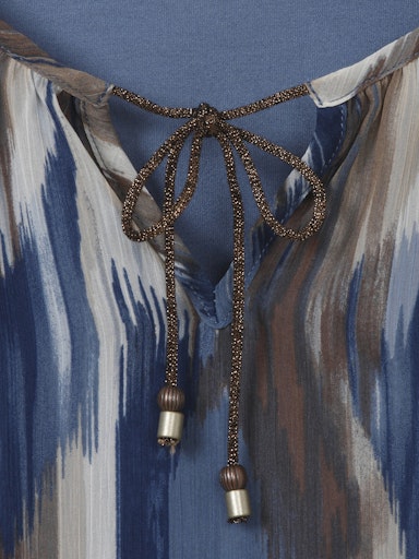 Blouses lange mouw blauw Via Appia Due - Image 3
