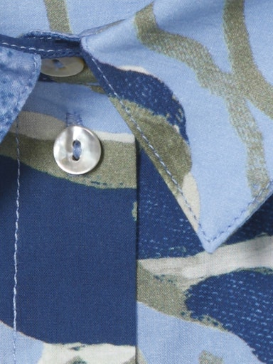 Blouses lange mouw blauw Via Appia Due - Image 3
