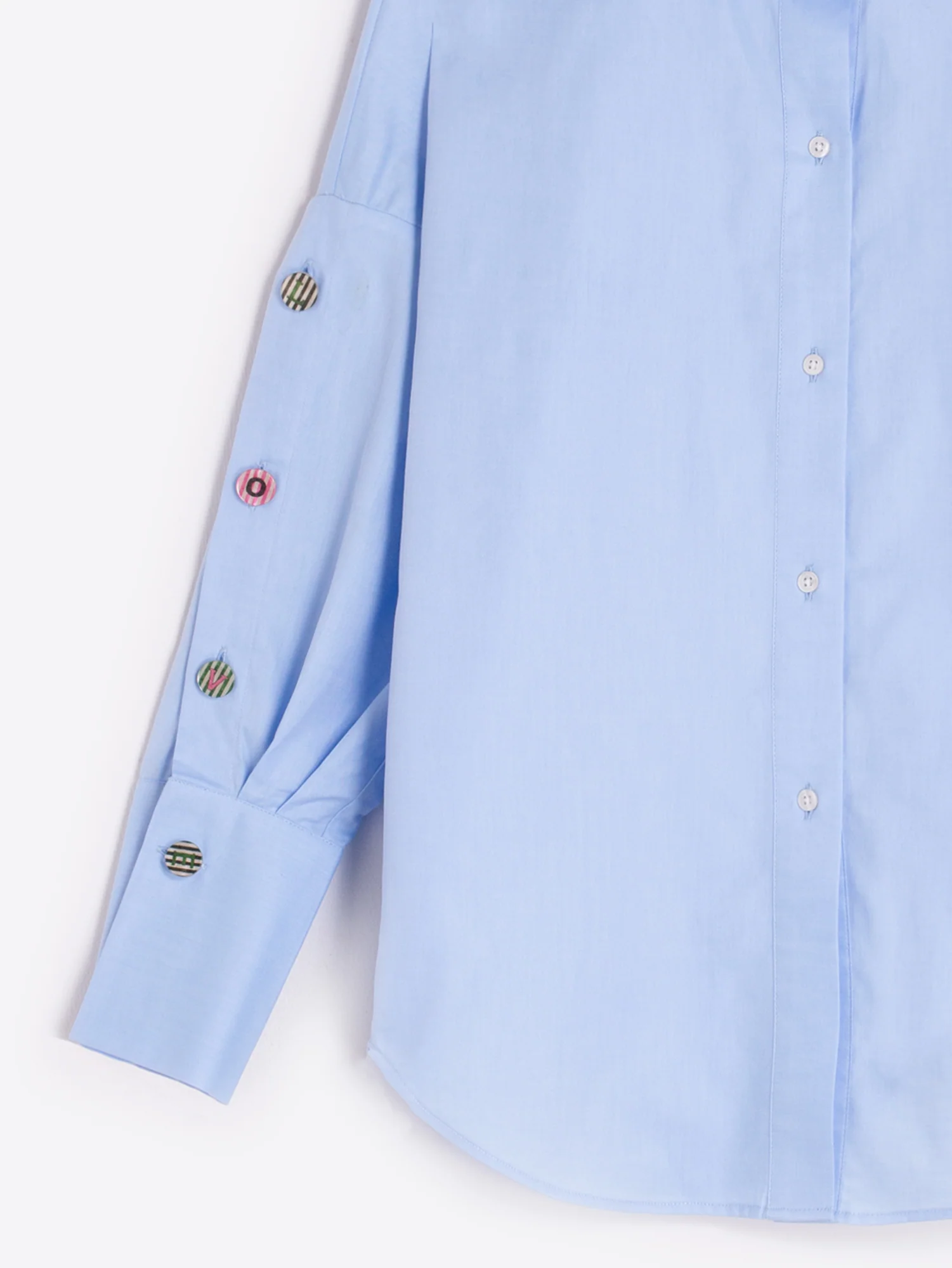 Blouses lange mouw blauw Vilagallo - Image 2