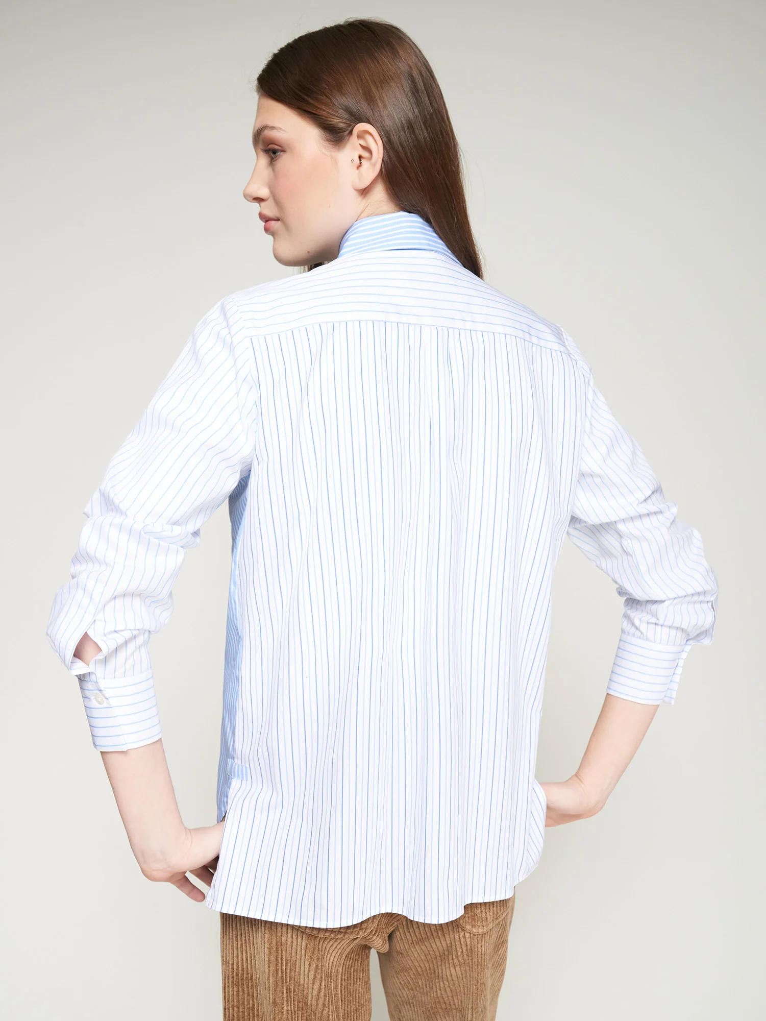 Blouses lange mouw blauw Vilagallo - Image 4