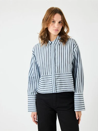 Blouses lange mouw blauw Y.A.S - Image 3