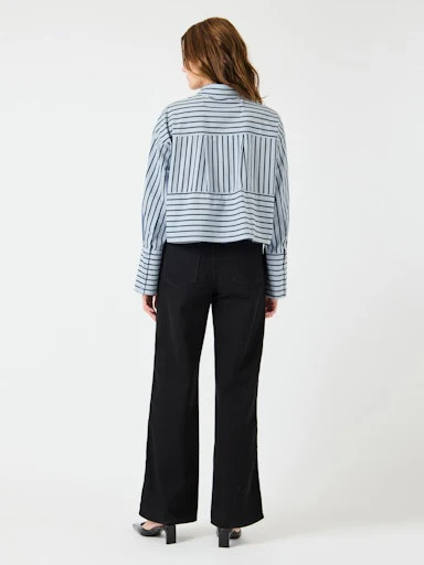 Blouses lange mouw blauw Y.A.S - Image 4