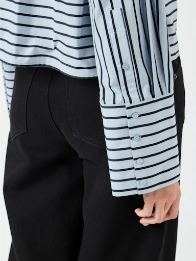 Blouses lange mouw blauw Y.A.S - Image 5