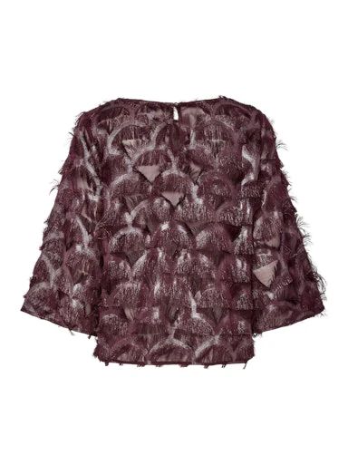 Blouses lange mouw blauw Y.A.S - Image 2