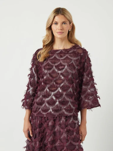 Blouses lange mouw blauw Y.A.S - Image 3