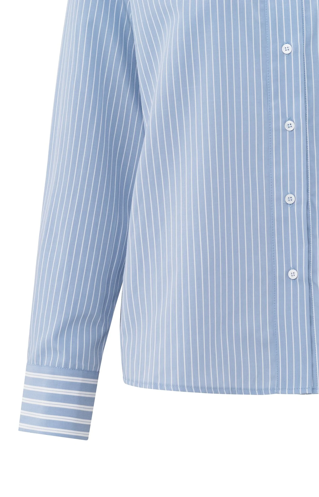 Blouses lange mouw blauw YAYA - Image 3