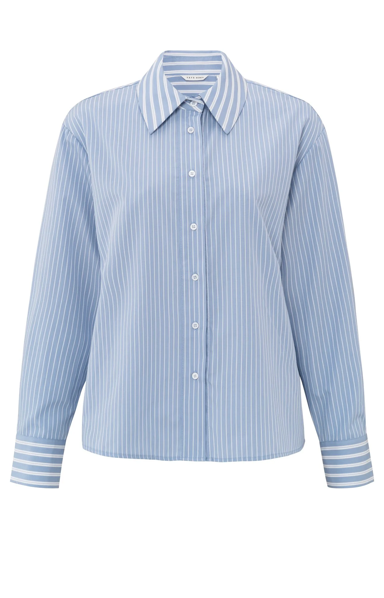 Blouses lange mouw blauw YAYA - Image 4