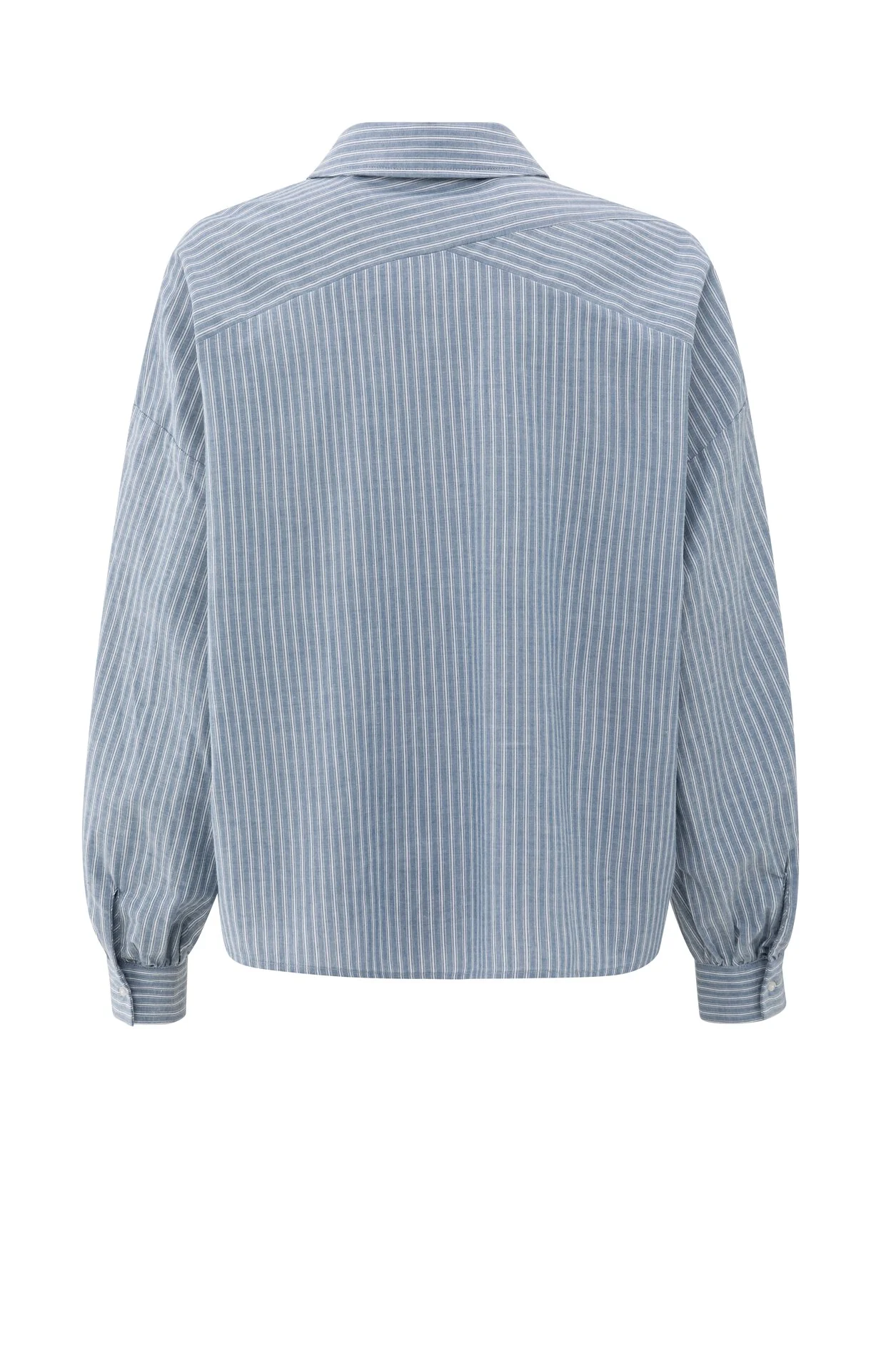 Blouses lange mouw blauw YAYA - Image 2