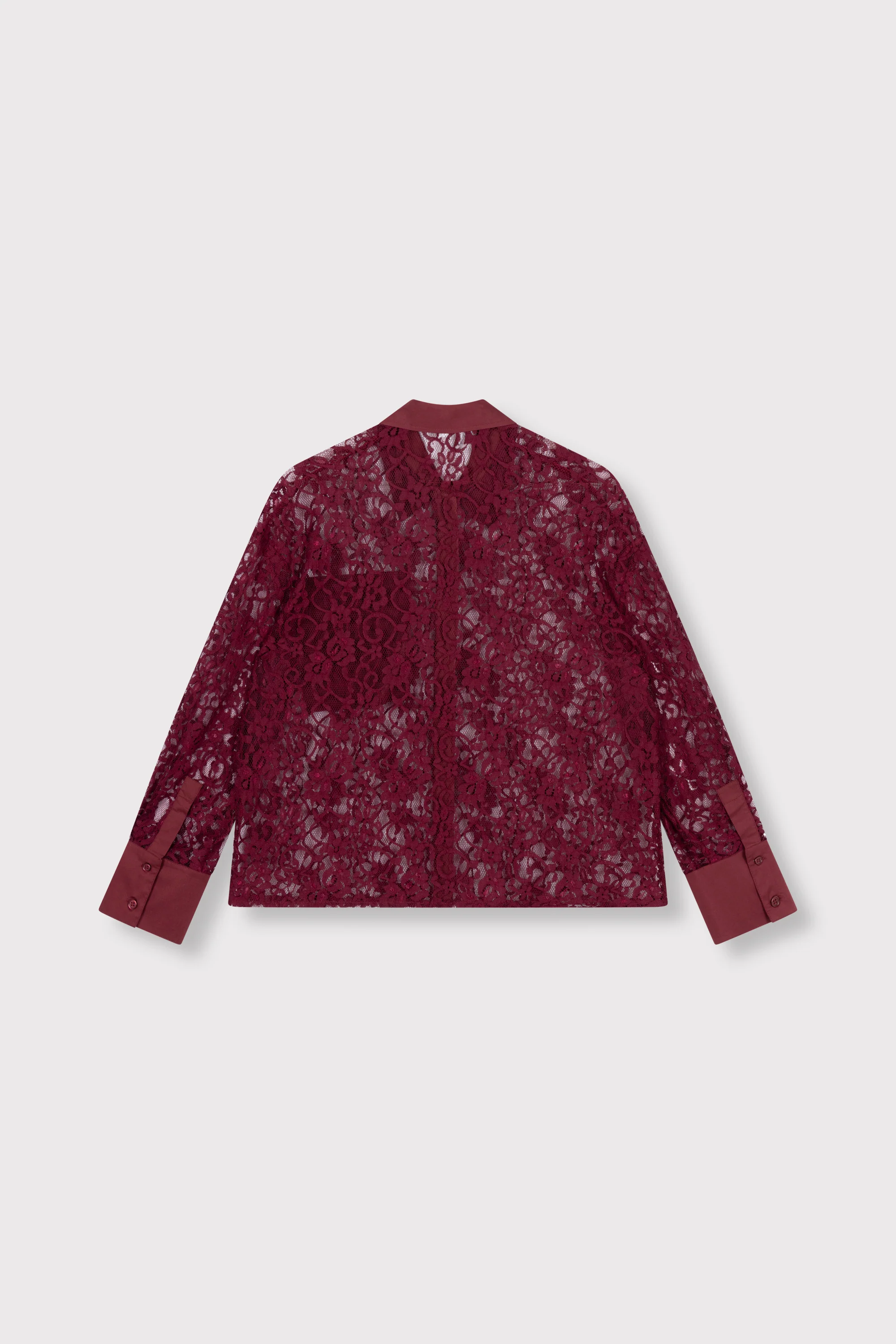 Blouses lange mouw bordeaux ALIX The Label - Image 2