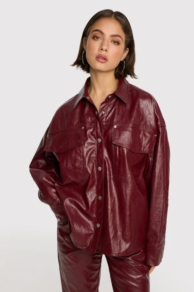 Blouses lange mouw bordeaux ALIX The Label