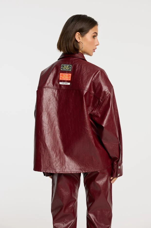Blouses lange mouw bordeaux ALIX The Label - Image 2