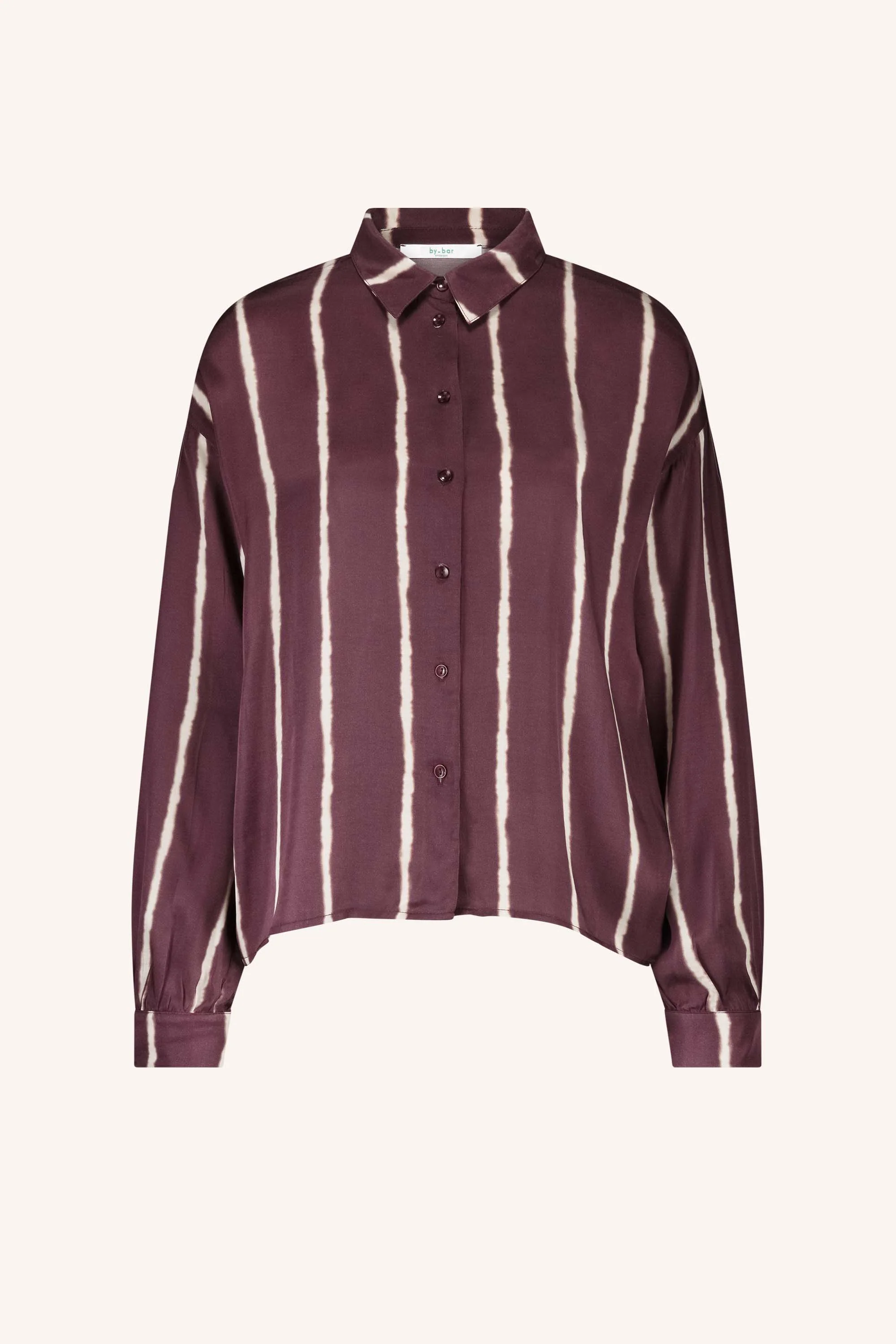 Blouses lange mouw bordeaux by-bar - Image 6