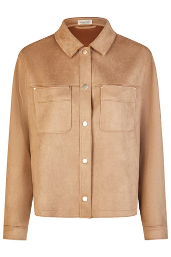 Blouses lange mouw bruin Barbara Lebek