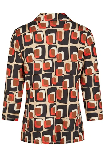 Blouses lange mouw bruin Barbara Lebek - Image 2