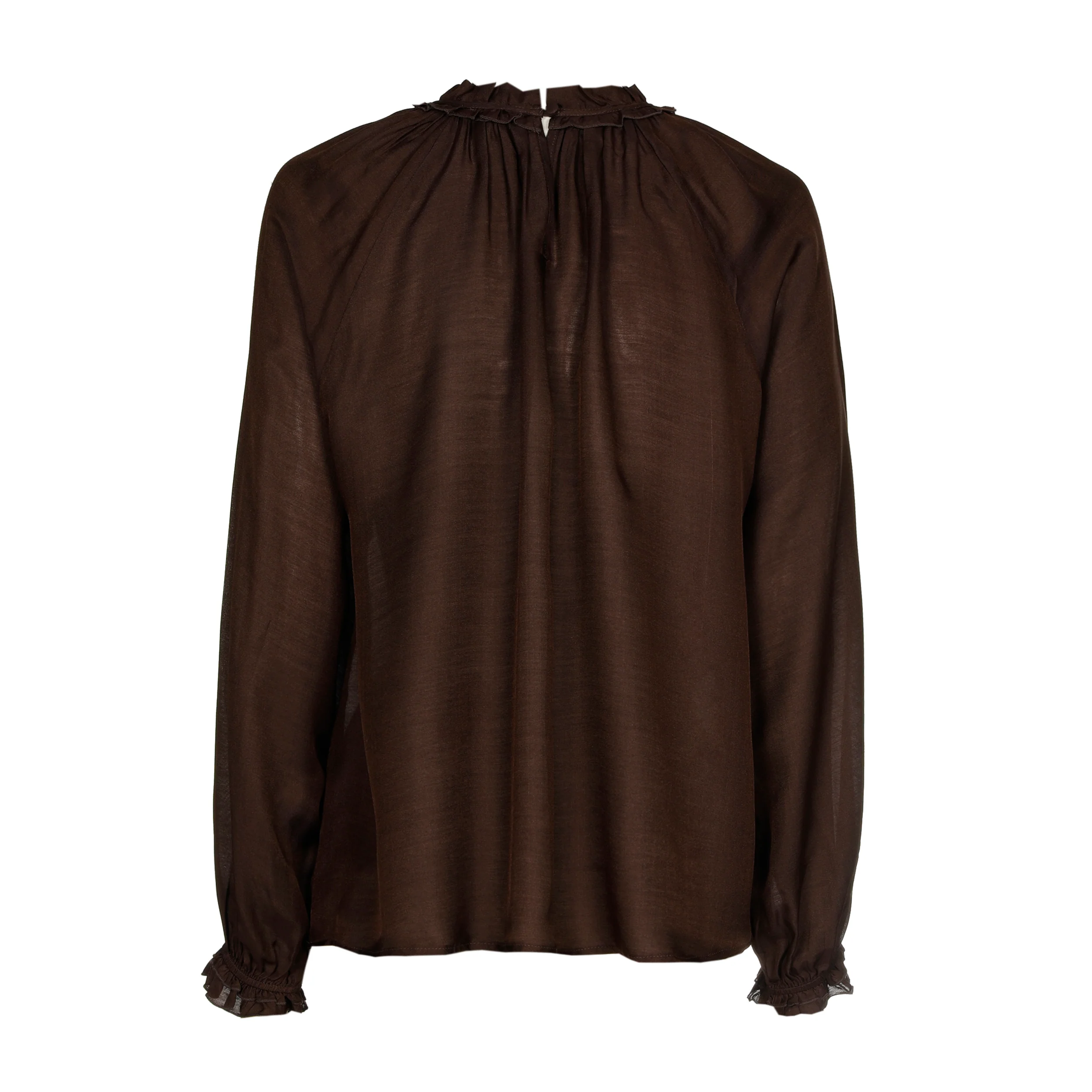 Blouses lange mouw bruin Caroline Biss - Image 2