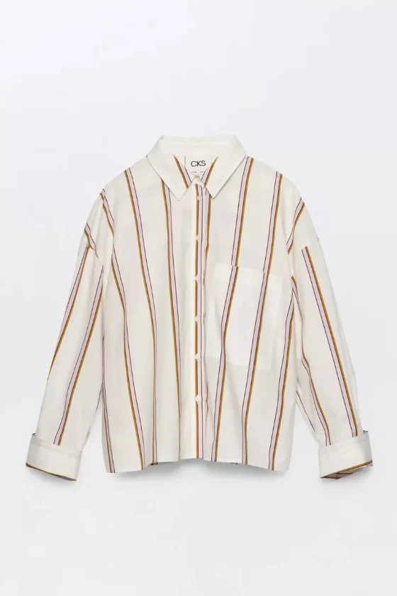 Blouses lange mouw bruin CKS - Image 5