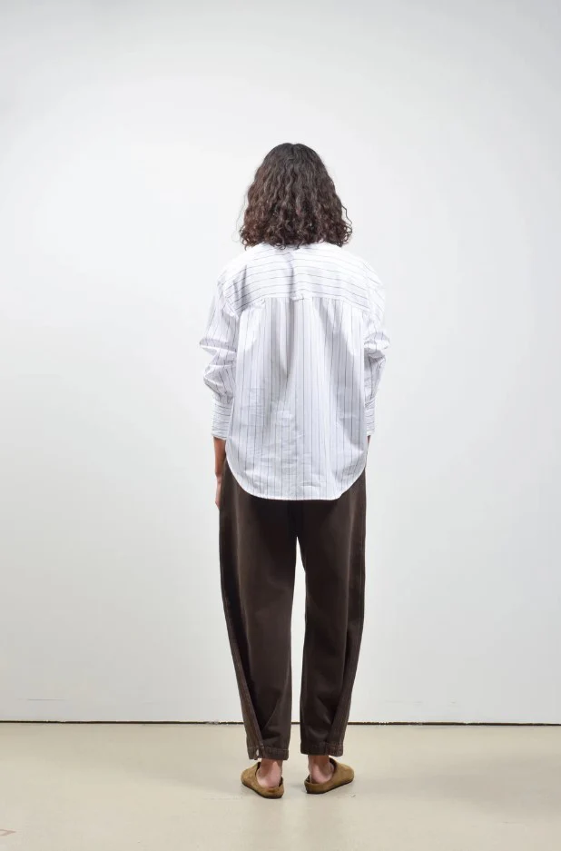 Blouses lange mouw bruin Collectors Club - Image 2
