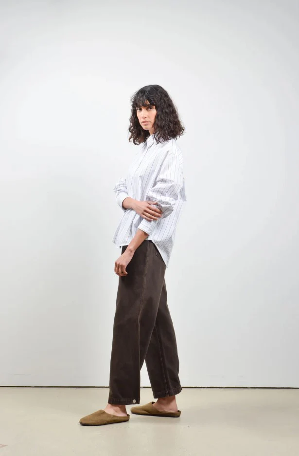 Blouses lange mouw bruin Collectors Club - Image 3