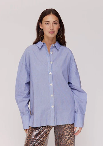 Blouses lange mouw bruin Harper & Yve - Image 4