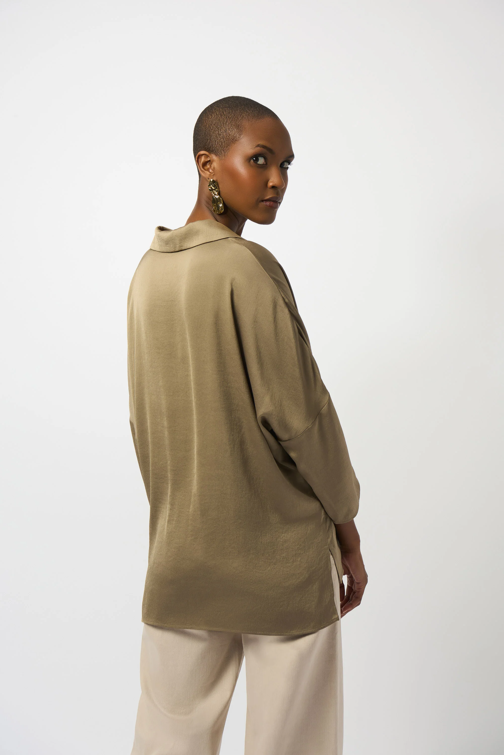 Blouses lange mouw bruin Joseph Ribkoff - Image 3