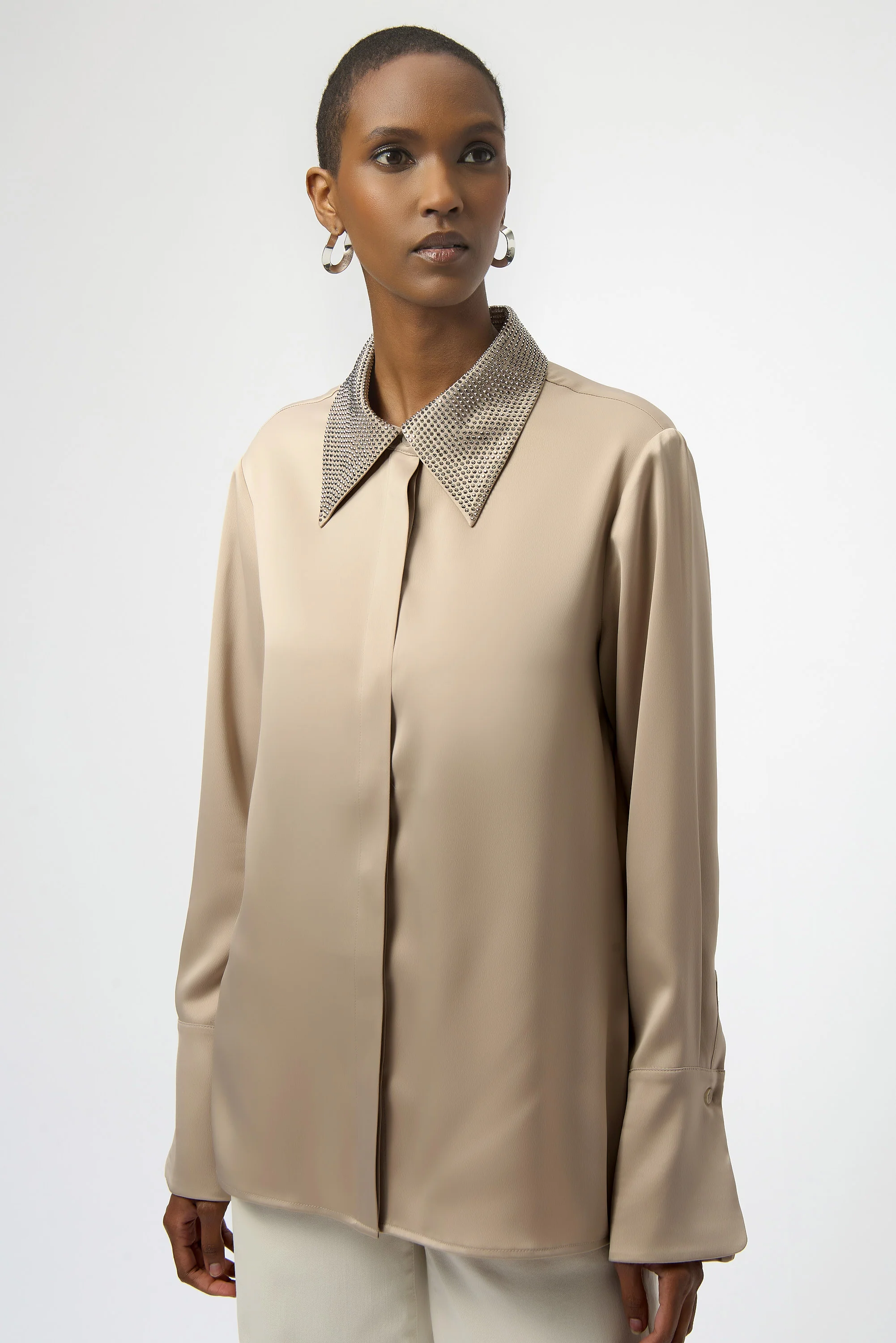 Blouses lange mouw bruin Joseph Ribkoff - Image 3
