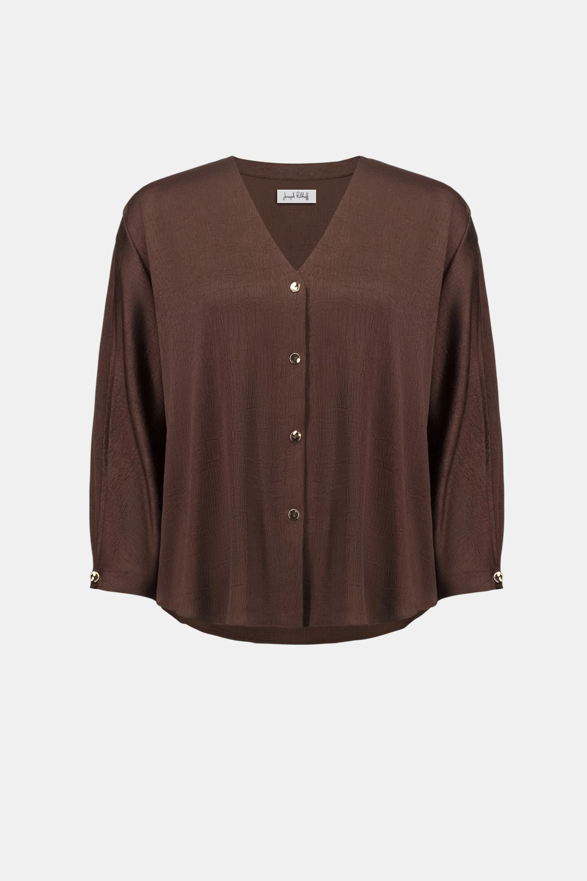 Blouses lange mouw bruin Joseph Ribkoff - Image 4