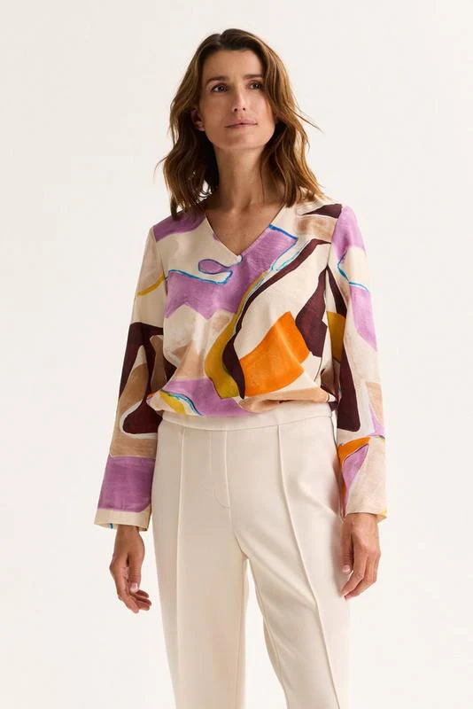 Blouses lange mouw multicolor Mayerline