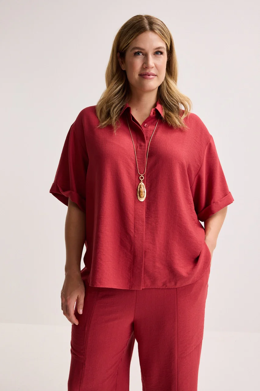 Blouses lange mouw bruin Mayerline - Image 2