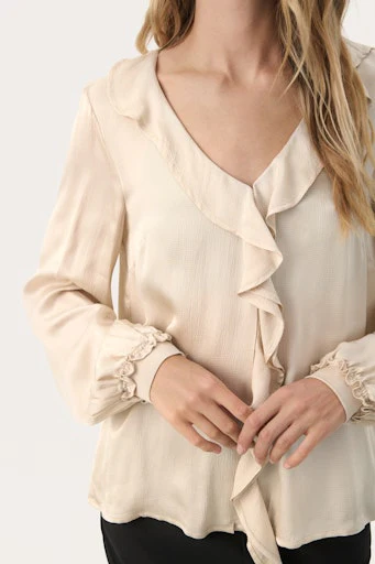 Blouses lange mouw wit Part Two - Image 3