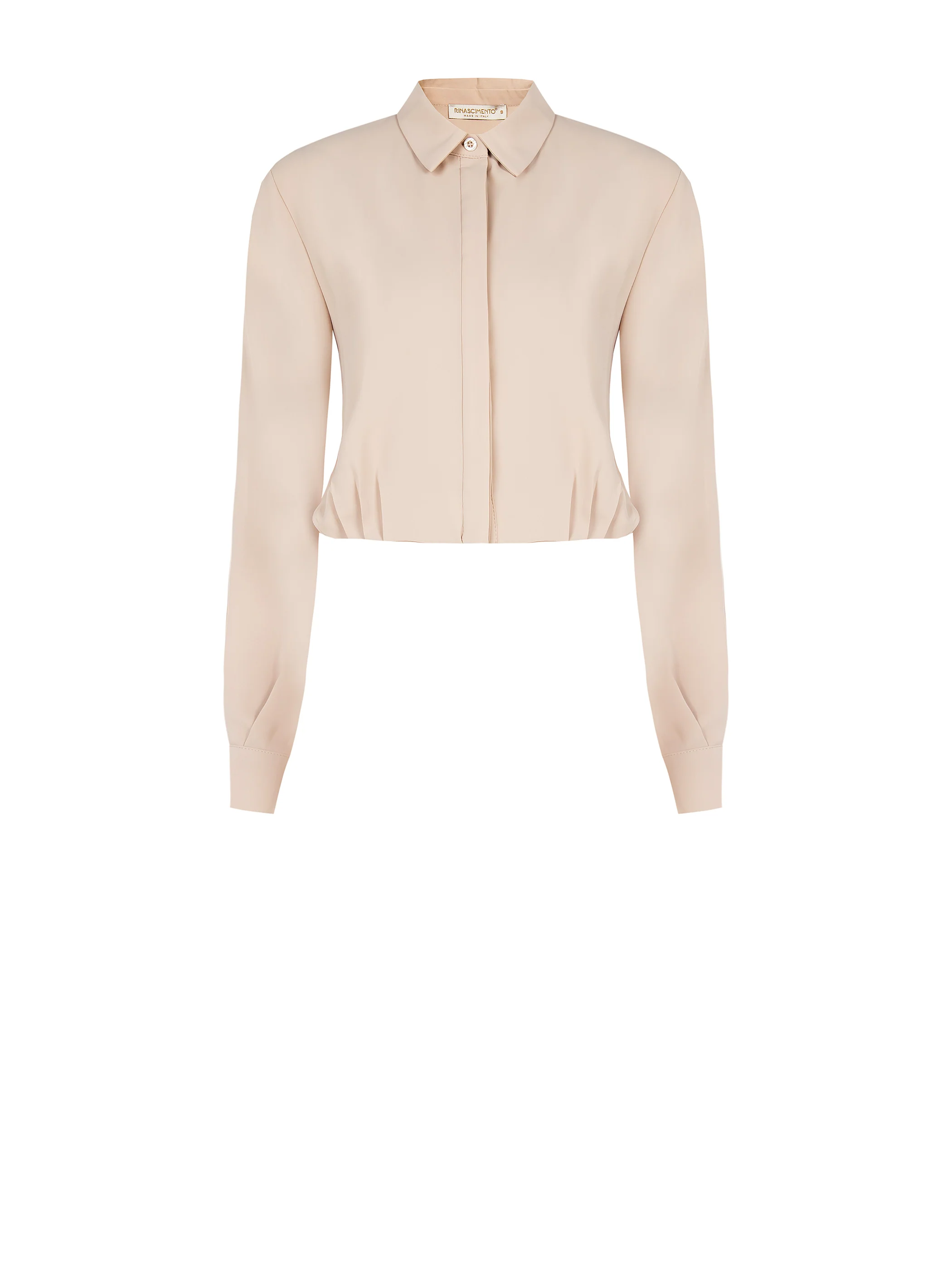 Blouses lange mouw bruin Rinascimento