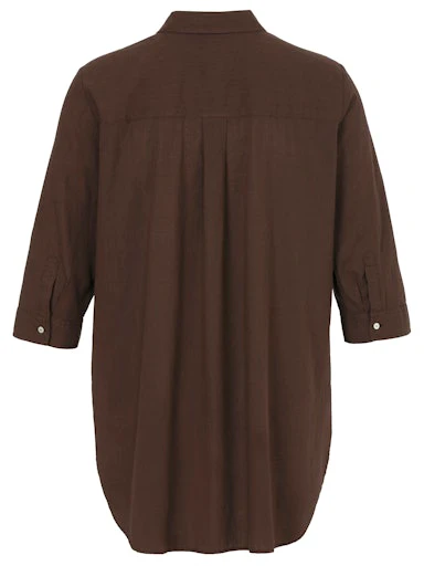 Blouses lange mouw bruin Via Appia Due - Image 2