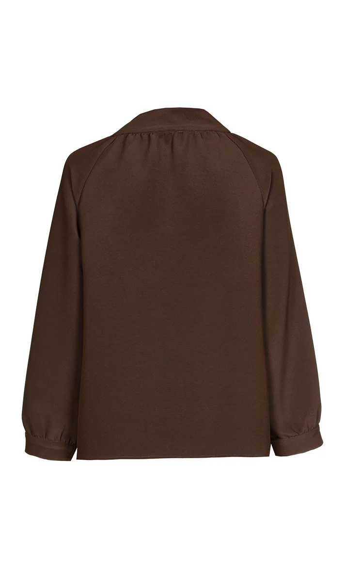 Blouses lange mouw bruin Xandres - Image 2