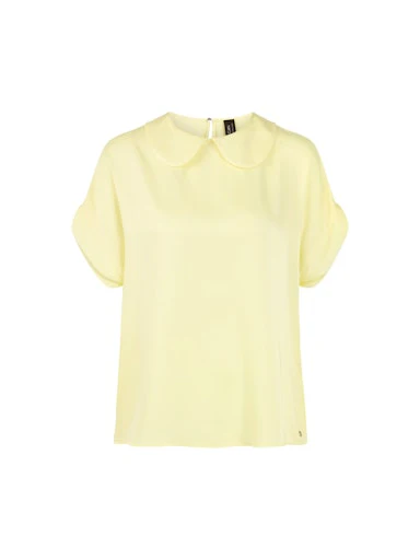 Blouses korte mouw geel Marc Cain