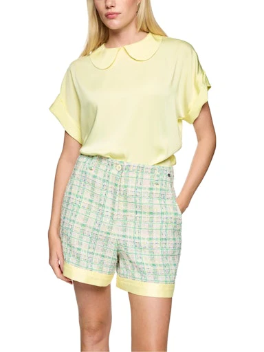 Blouses korte mouw geel Marc Cain - Image 7