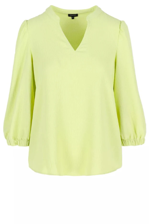 Blouses lange mouw geel Mayerline - Image 4