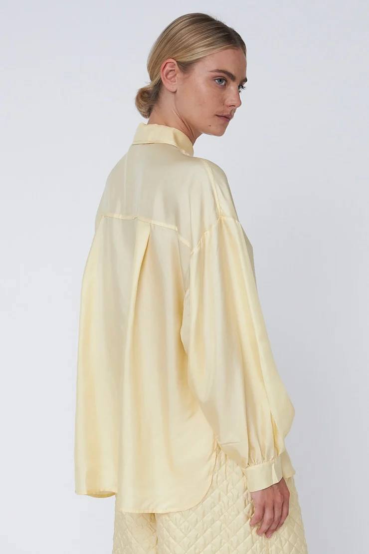 Blouses lange mouw geel STELLA NOVA - Image 2